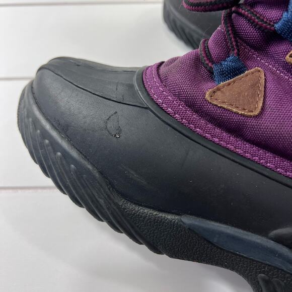 Lacrosse women’s winter boots size 5 Purple black Lace up - Picture 9 of 10